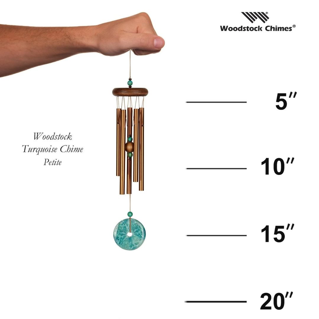 Turquoise Chime – Woodstock Chimes – Petite